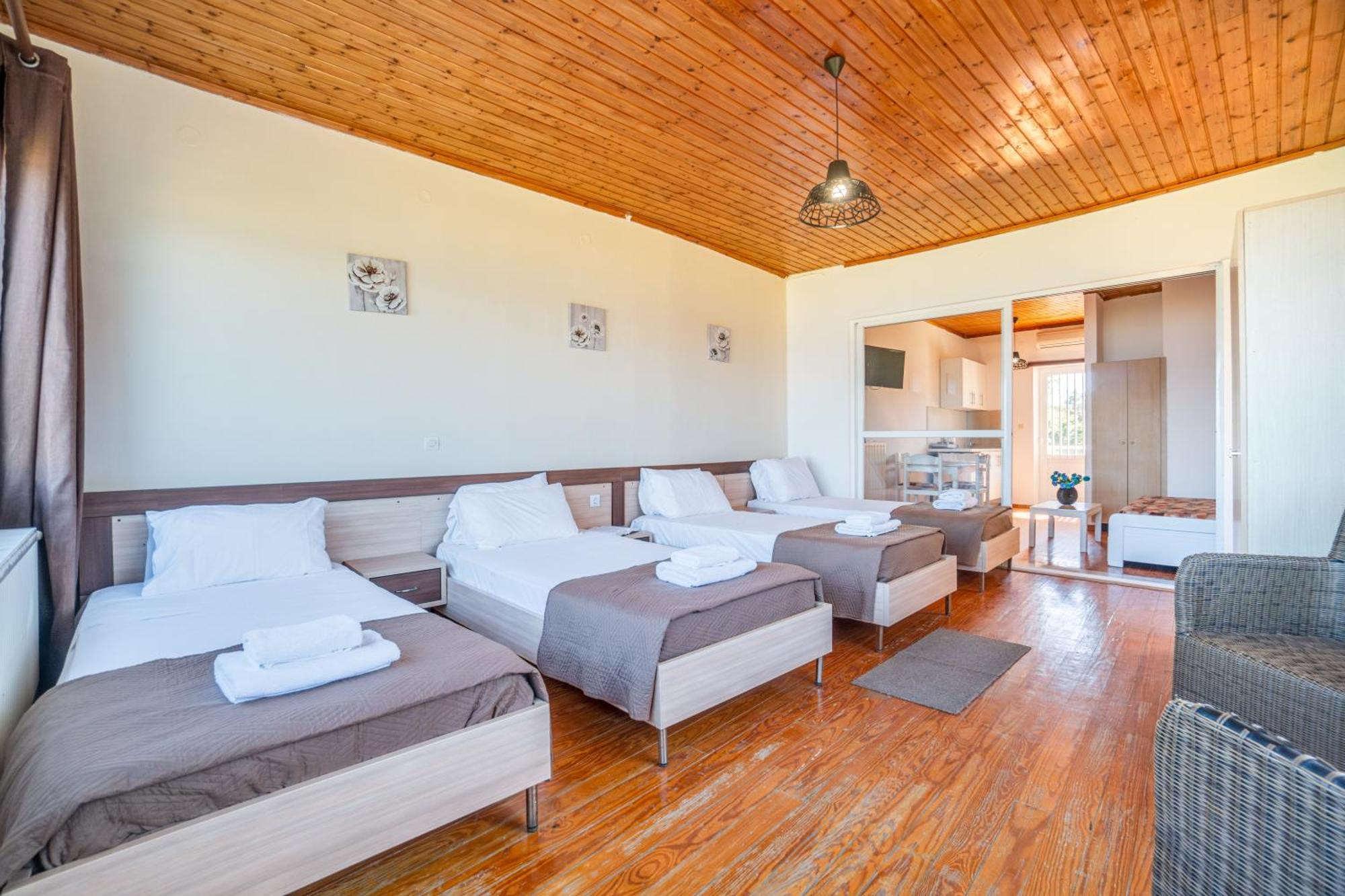 Sandy Beach Houses - Sea View Kavos Phòng bức ảnh